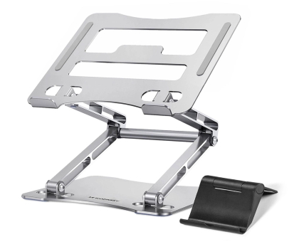 Podkładka chłodząca pod laptopy Wozinsky Podstawka pod laptopa tablet aluminiowa srebrna WRS-CPY75DSS
